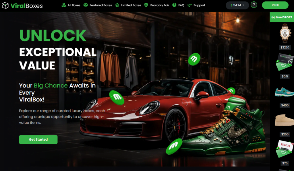 SAAS business for sale viralboxes.com