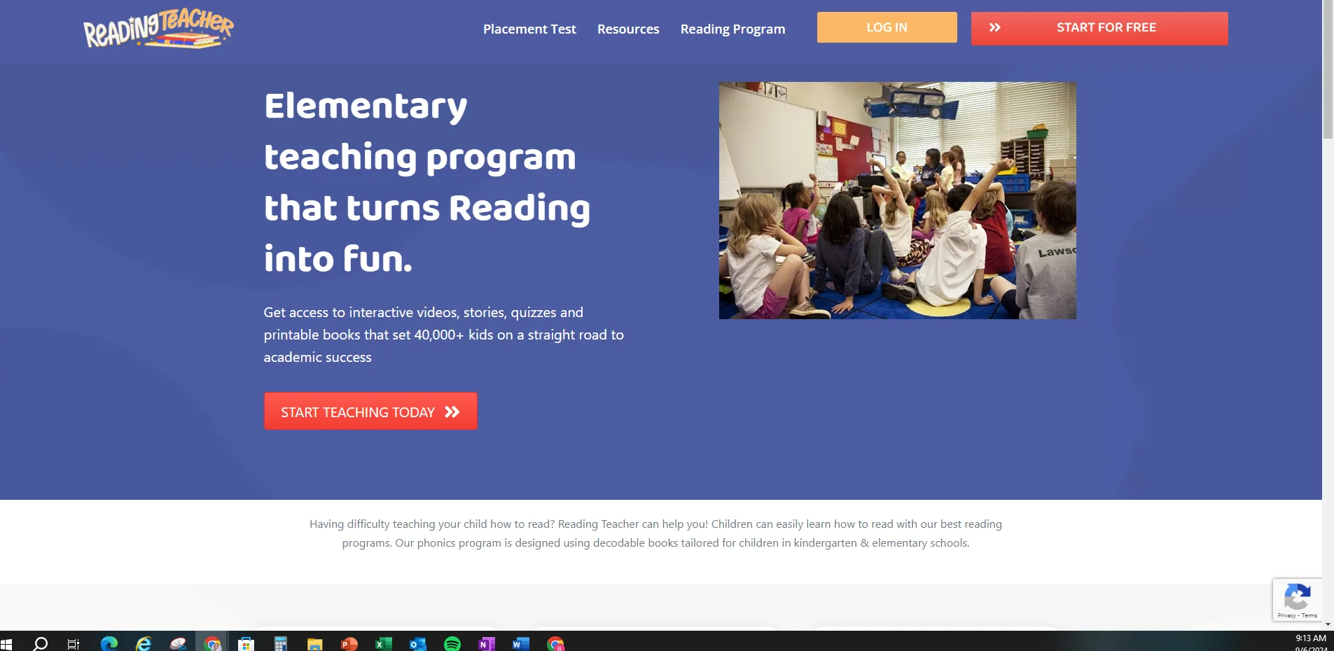 SAAS business for sale readingteacher.com