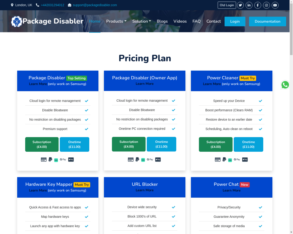 SAAS business for sale-Packagedisabler